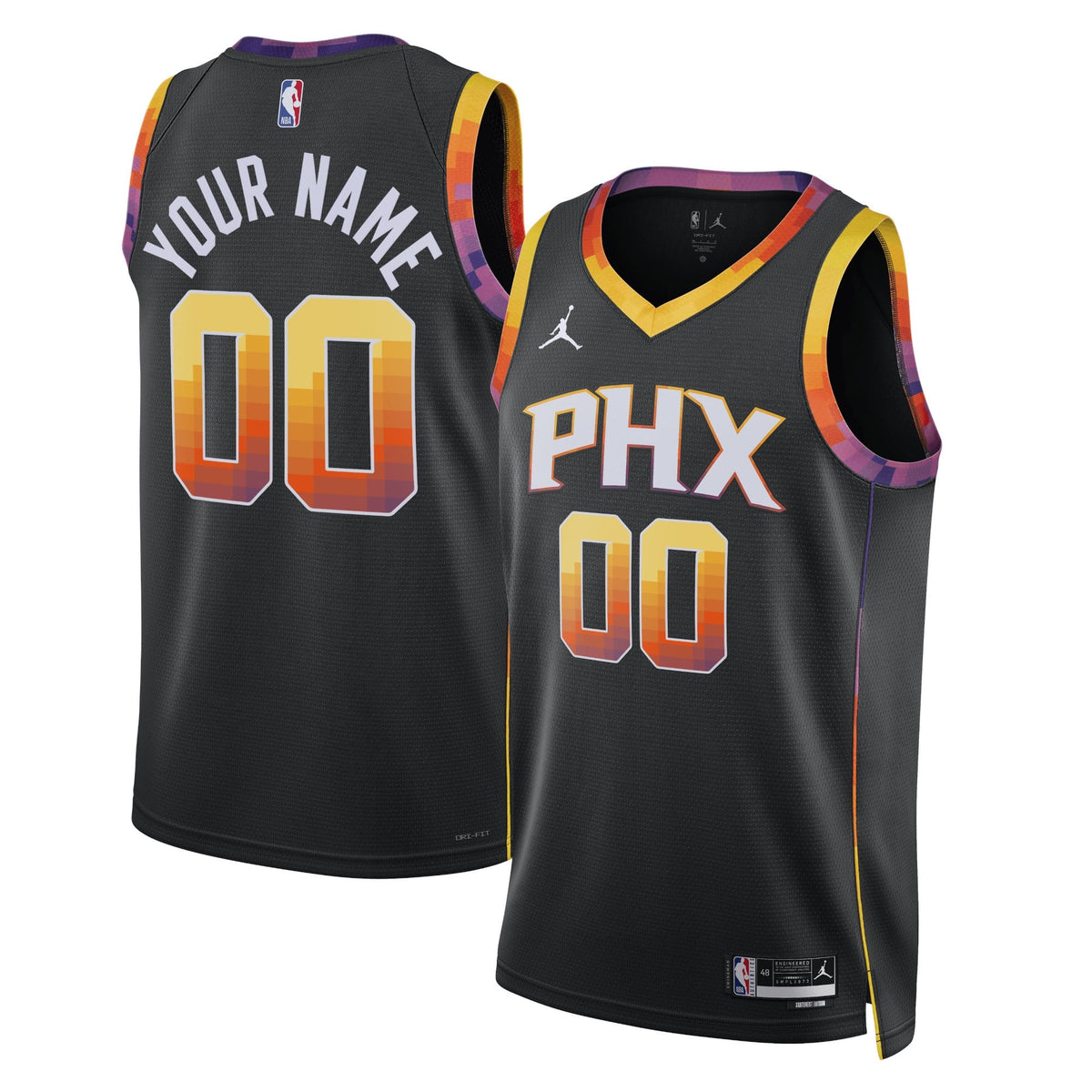 Unisex Phoenix Suns Jordan Brand Black 2022/23 Swingman product image 2