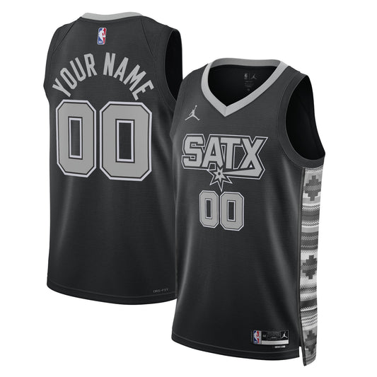Unisex San Antonio Spurs Jordan Brand Black 2022/23 product image 1