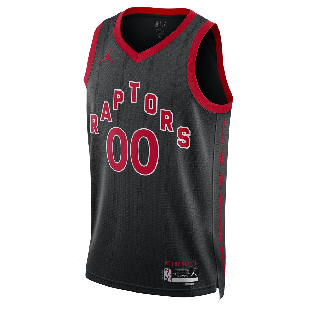 Unisex Toronto Raptors Jordan Brand Black 2022/23 Swingman product image 3