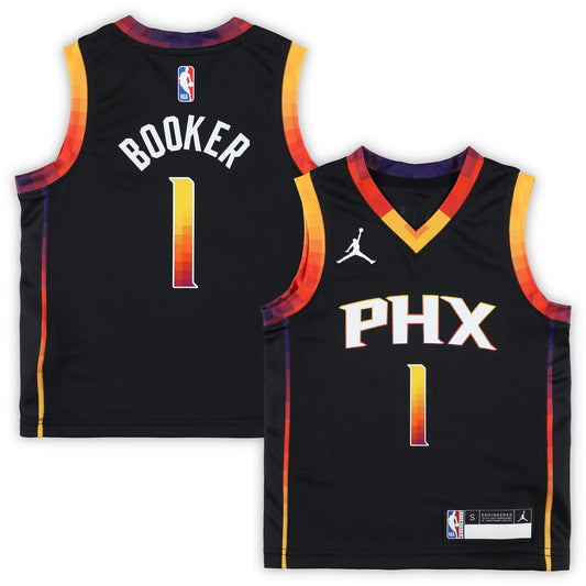 Preschool Phoenix Suns Devin Booker Jordan Brand Black product image 1