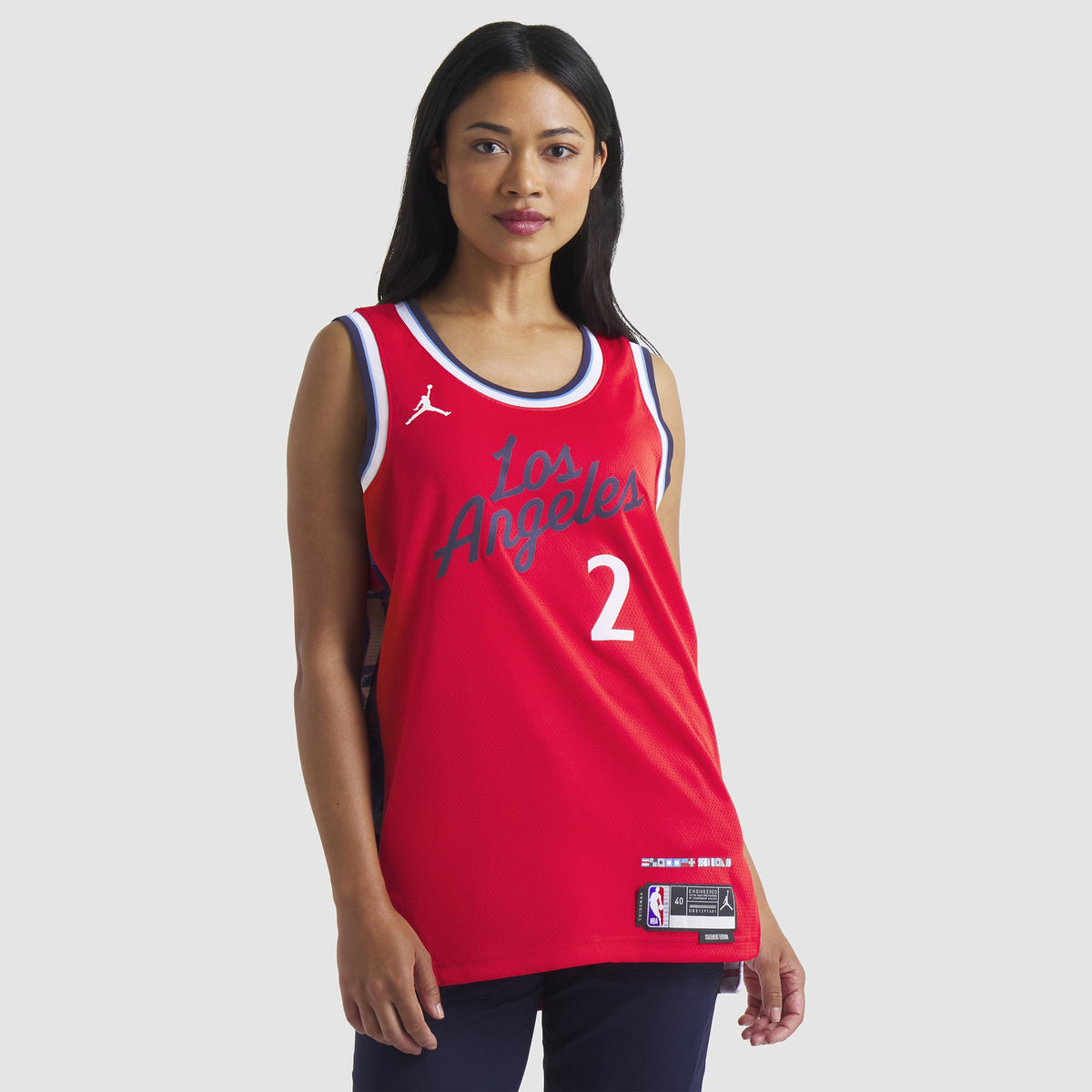 Unisex LA Clippers Kawhi Leonard Jordan Brand Red 2024/25 product image 5