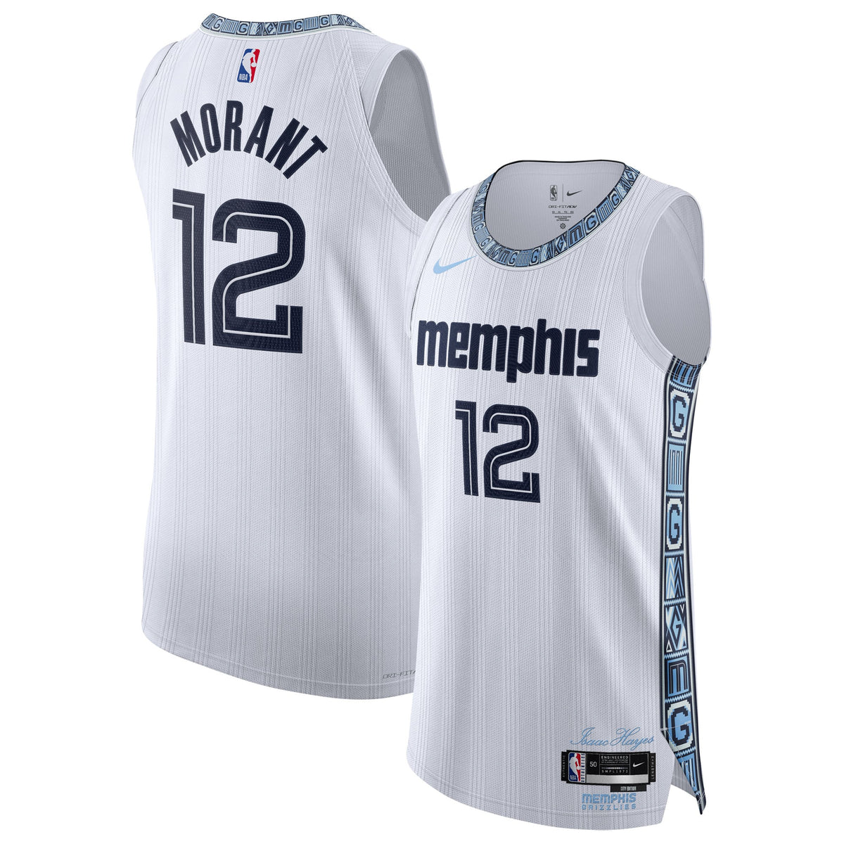 Unisex Memphis Grizzlies Ja Morant Nike White 2025/26 product image 2