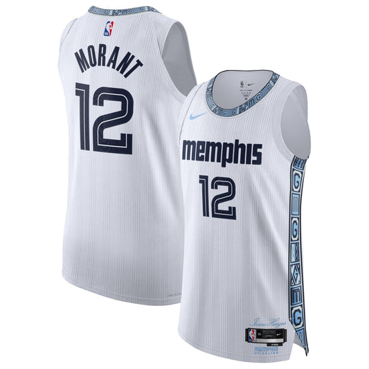 Unisex Memphis Grizzlies Ja Morant Nike White 2025/26 product image 1