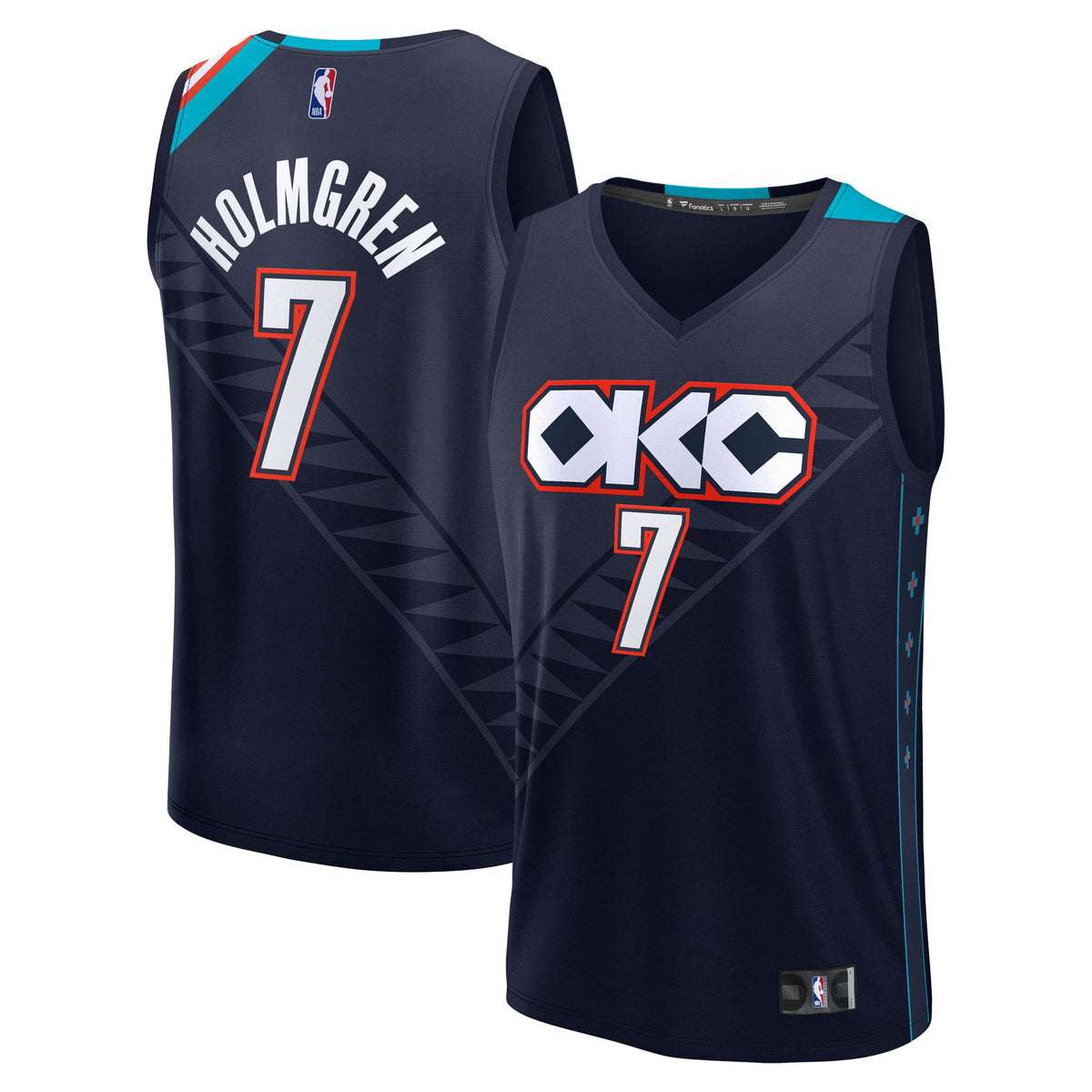 Men's Oklahoma City Thunder Chet Holmgren Fanatics Navy product image 1