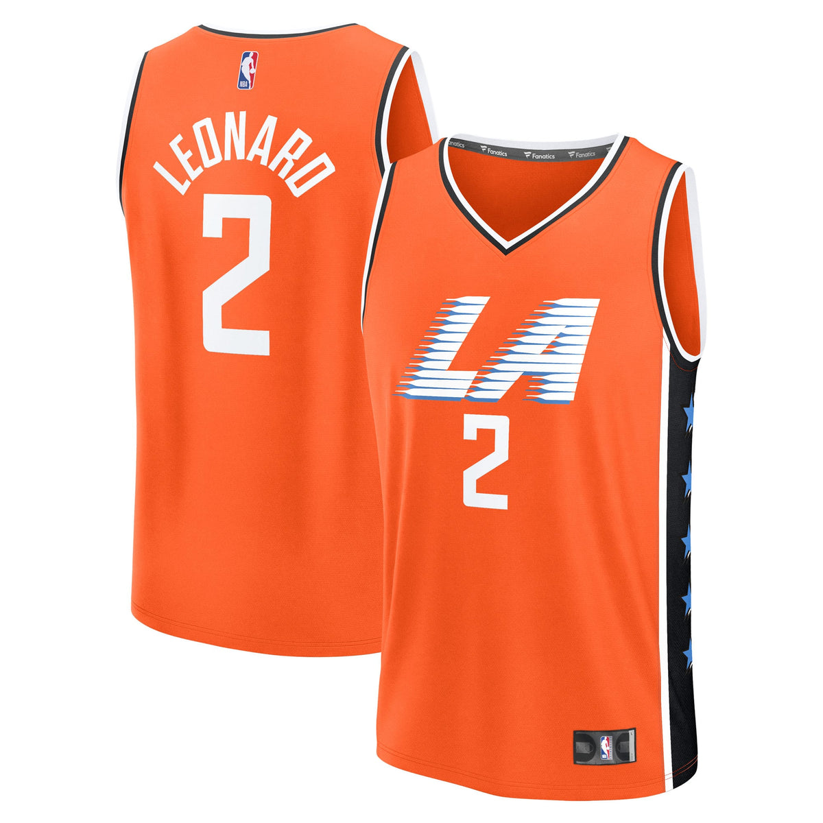Men's LA Clippers Kawhi Leonard Fanatics Orange 2025/26 product image 1