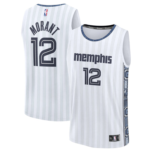 Men's Memphis Grizzlies Ja Morant Fanatics White 2025/26 product image 1