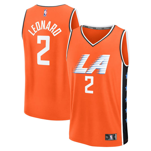 Youth LA Clippers Kawhi Leonard Fanatics Orange 2025/26 product image 1