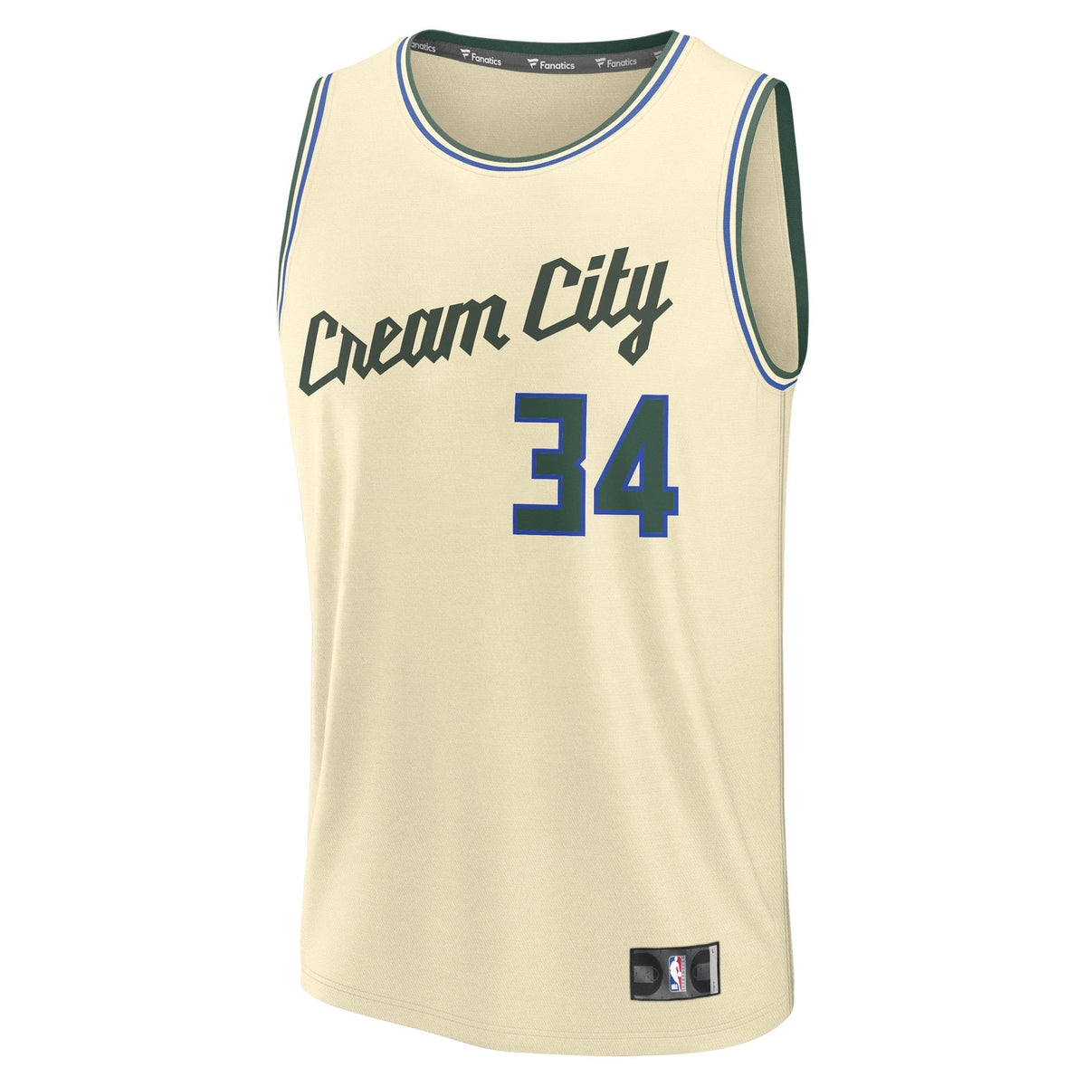 Youth Milwaukee Bucks Giannis Antetokounmpo Fanatics Cream product image 3