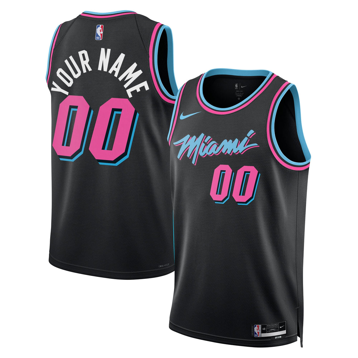 Unisex Miami Heat Nike Black 2025/26 City Edition Swingman product image 2