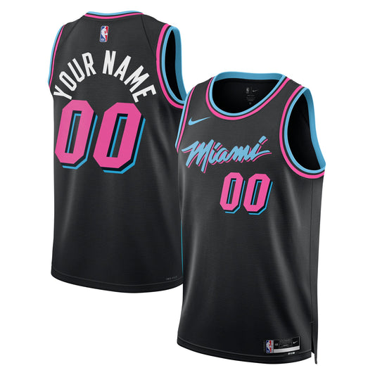 Unisex Miami Heat Nike Black 2025/26 City Edition Swingman product image 1