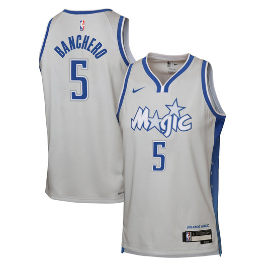 Youth Orlando Magic Paolo Banchero Nike Silver 2025/26 City product image 1