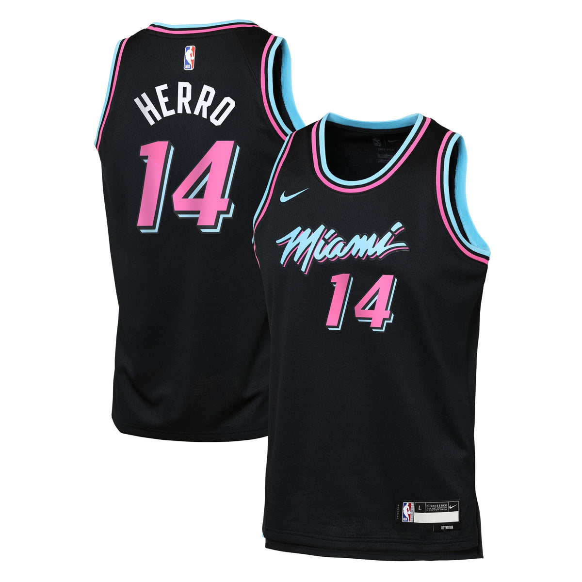 Youth Miami Heat Tyler Herro Nike Black 2025/26 City product image 2