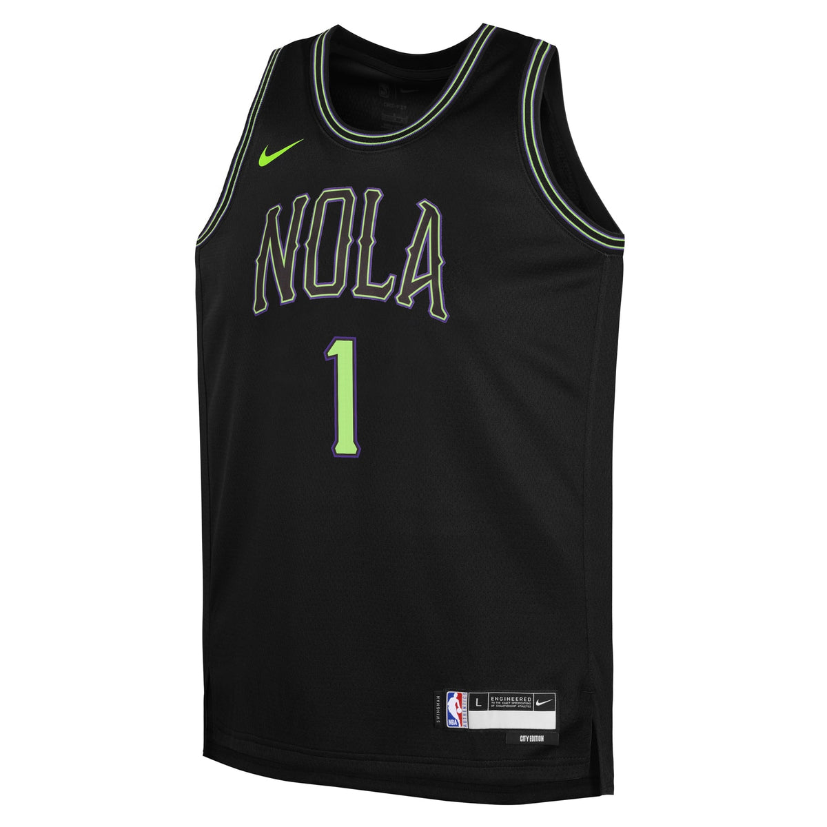 Youth New Orleans Pelicans Zion Williamson Nike Black product image 3