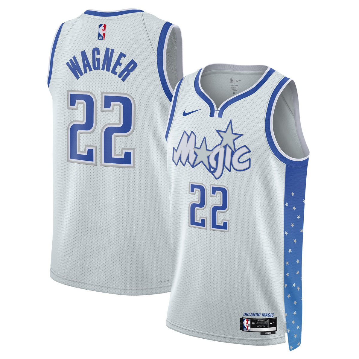 Unisex Orlando Magic Franz Wagner Nike Silver 2025/26 product image 1