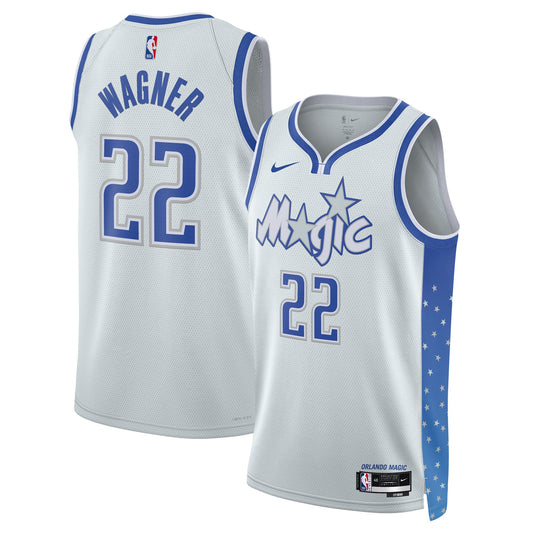 Unisex Orlando Magic Franz Wagner Nike Silver 2025/26 product image 1