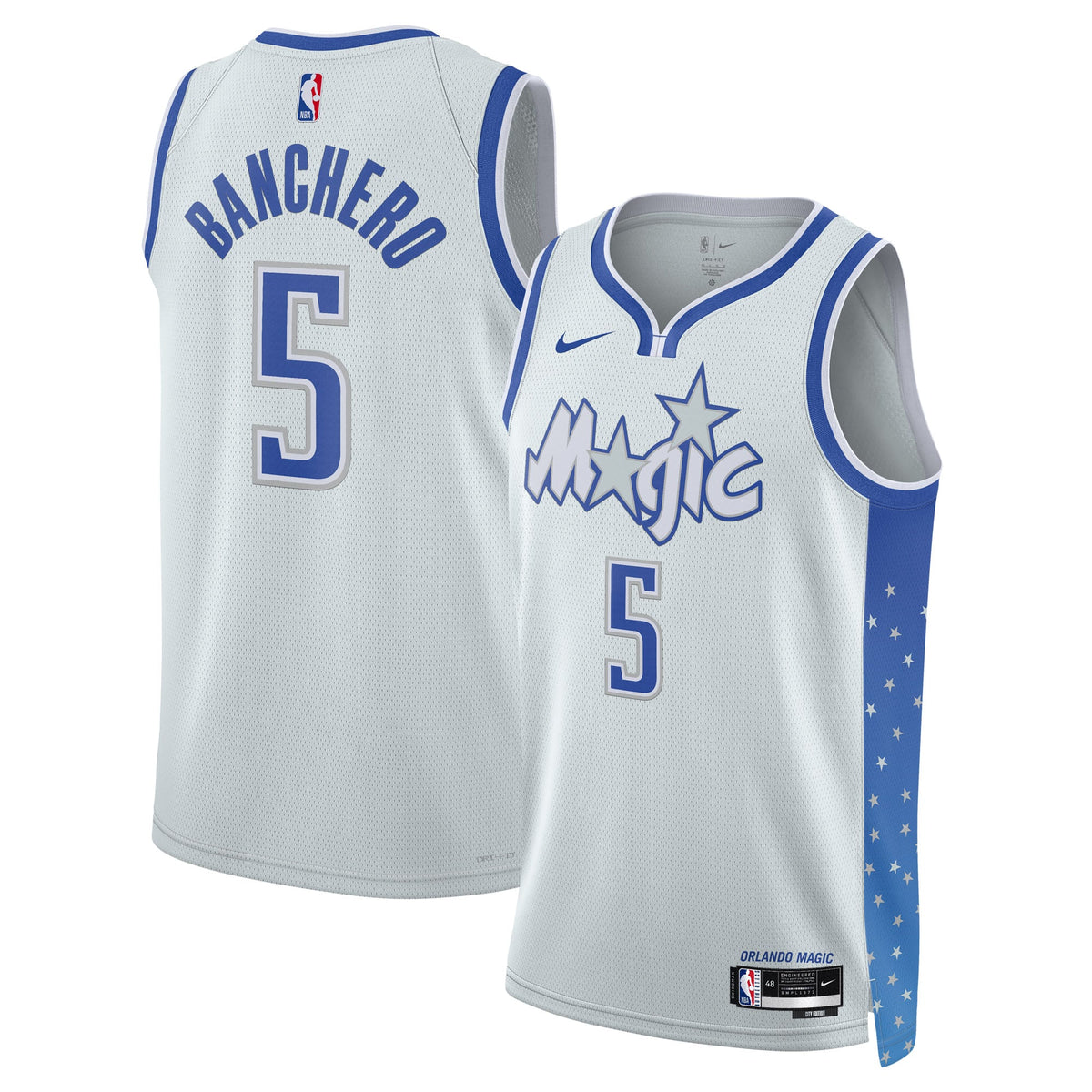 Unisex Orlando Magic Paolo Banchero Nike Silver 2025/26 product image 2