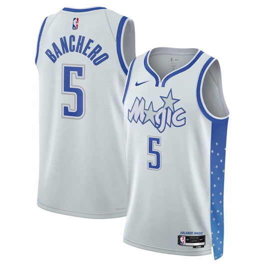 Unisex Orlando Magic Paolo Banchero Nike Silver 2025/26 product image 1