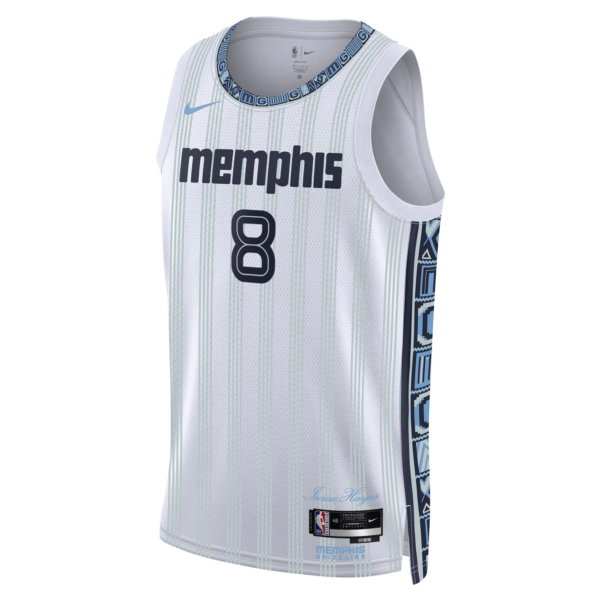 Unisex Memphis Grizzlies Jaren Jackson Jr. Nike White product image 3