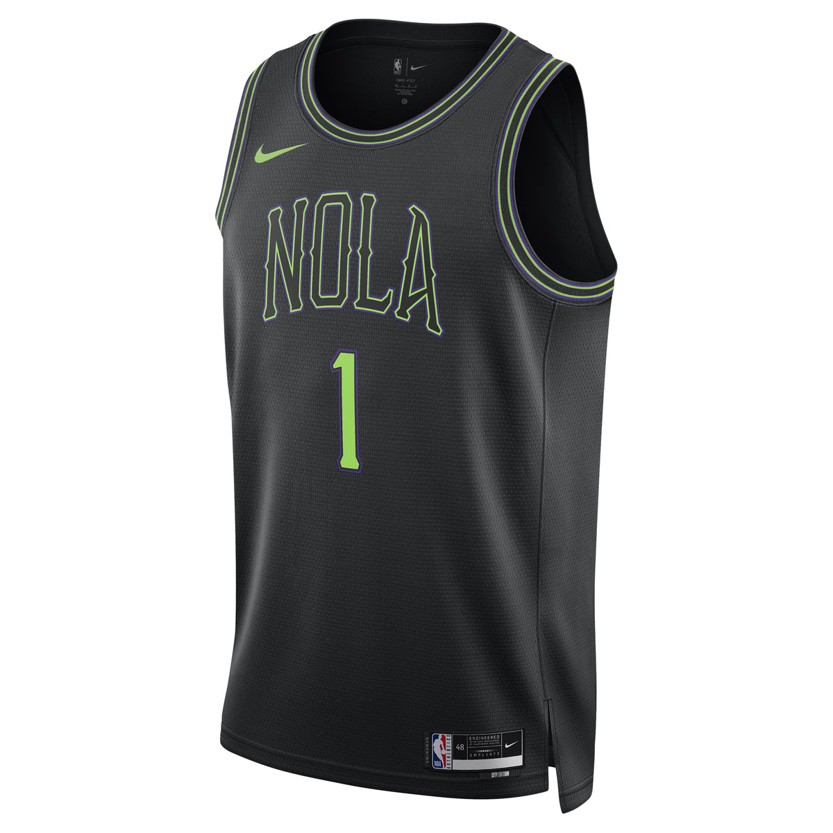 Unisex New Orleans Pelicans Zion Williamson Nike Black product image 3
