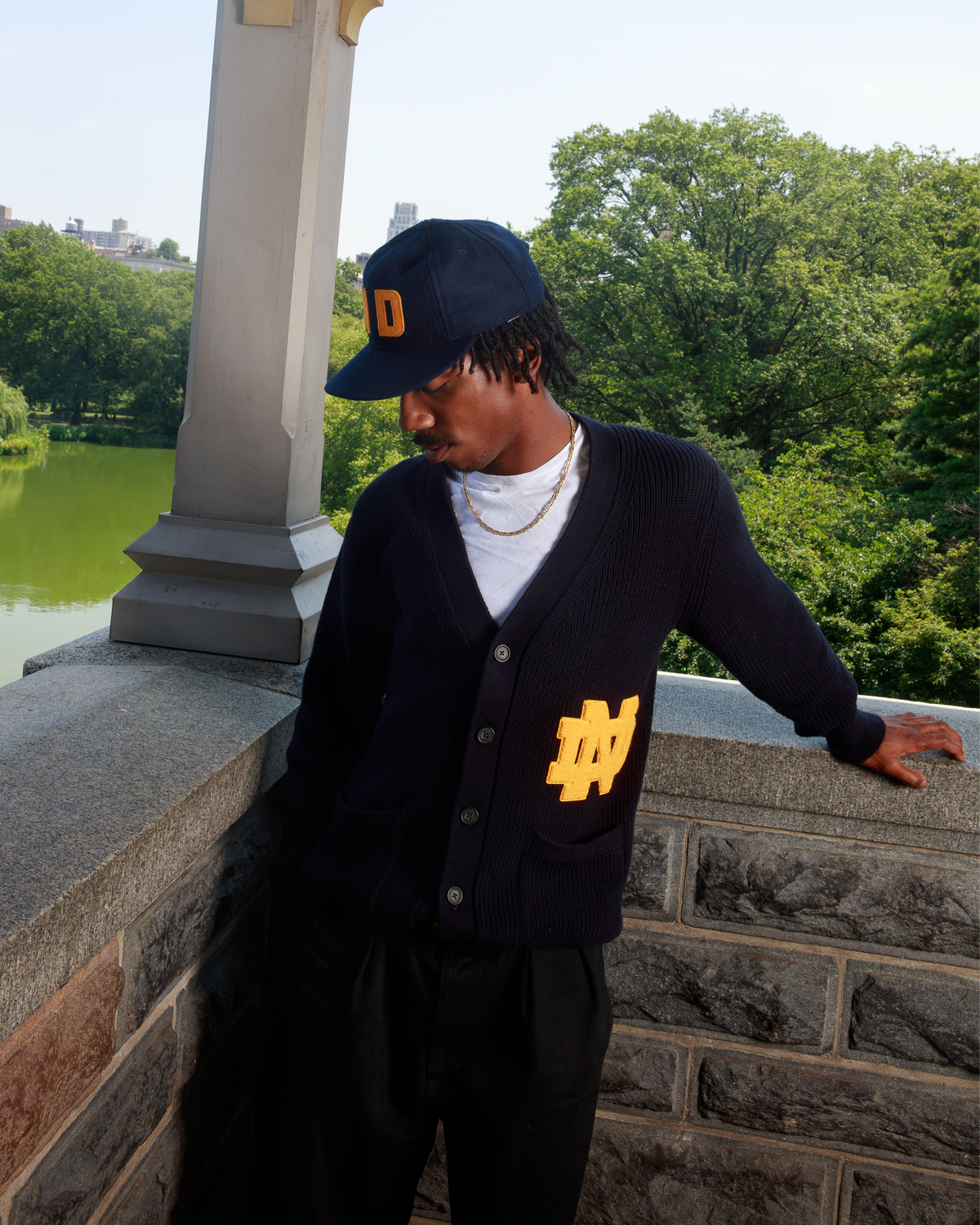 University of Notre Dame Varsity Cardigan product image 2, provided for visual reference and product detail review