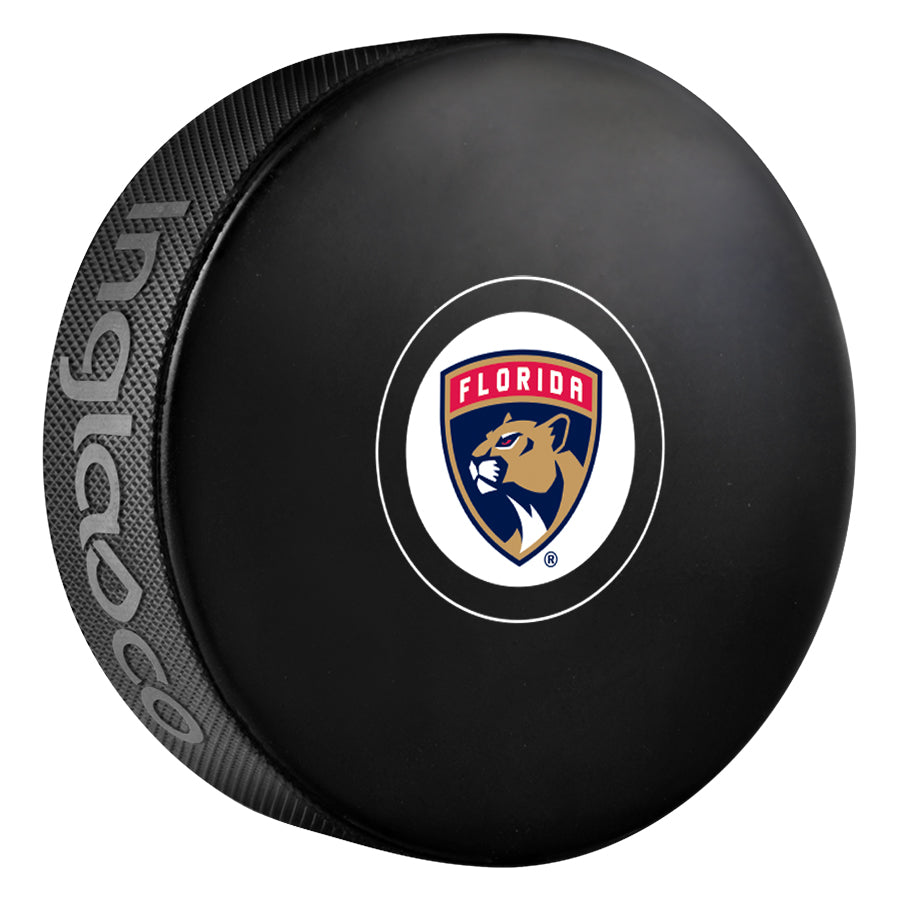 Florida Panthers Team Logo Autograph Model Hockey Puck product image 1, provided for visual reference and product detail