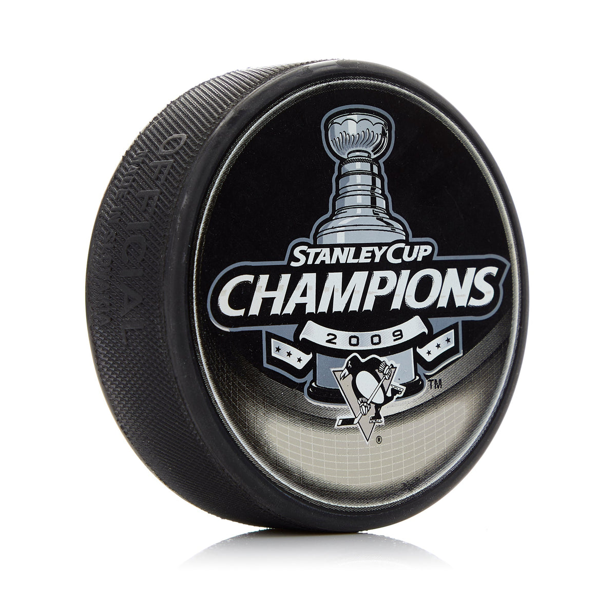 Pittsburgh Penguins 2009 Stanley Cup Champion Souvenir Hockey Puck product image 1, provided for visual reference and