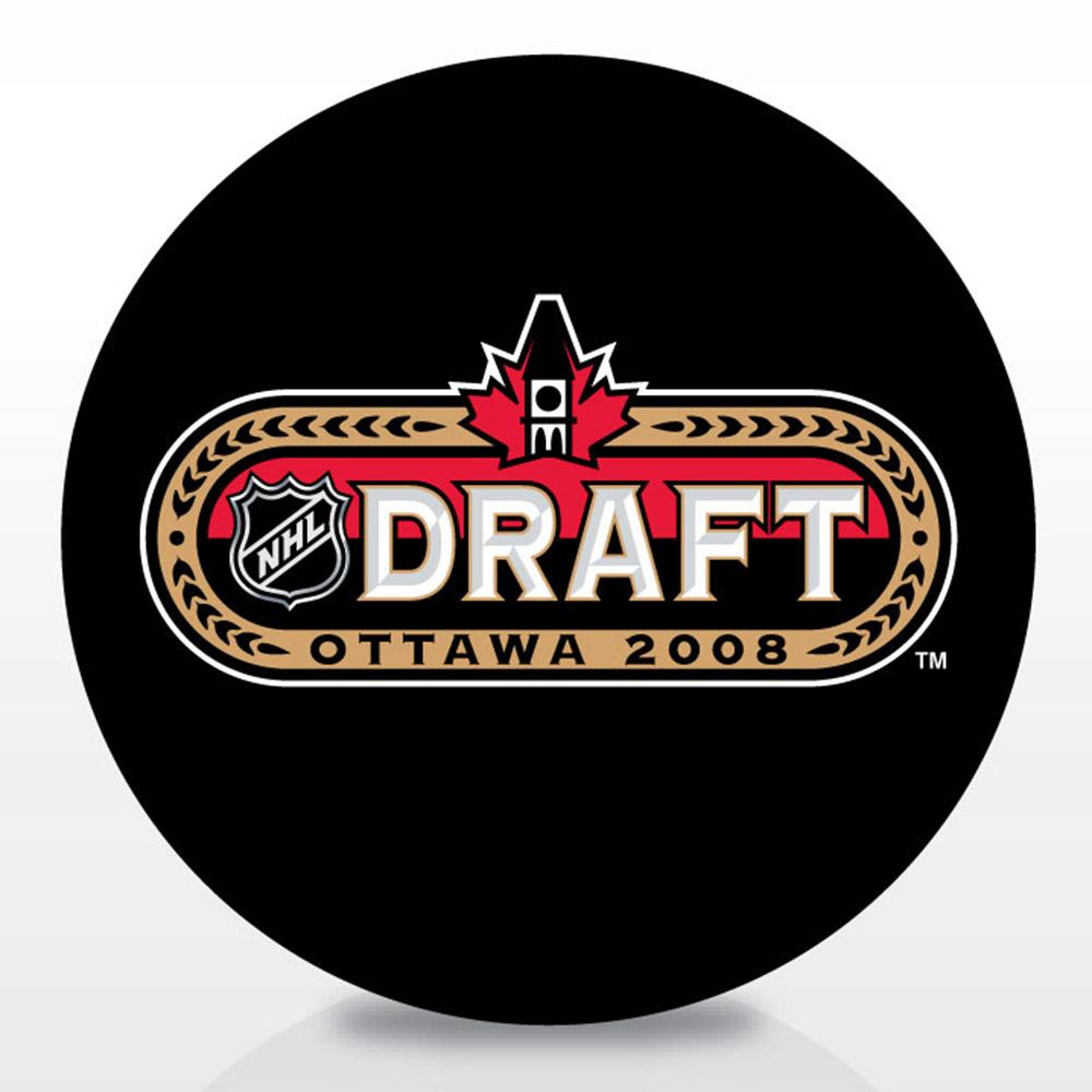 Inglasco 2008 NHL Entry Draft Souvenir Event Hockey Puck product image 1, provided for visual reference and product detail