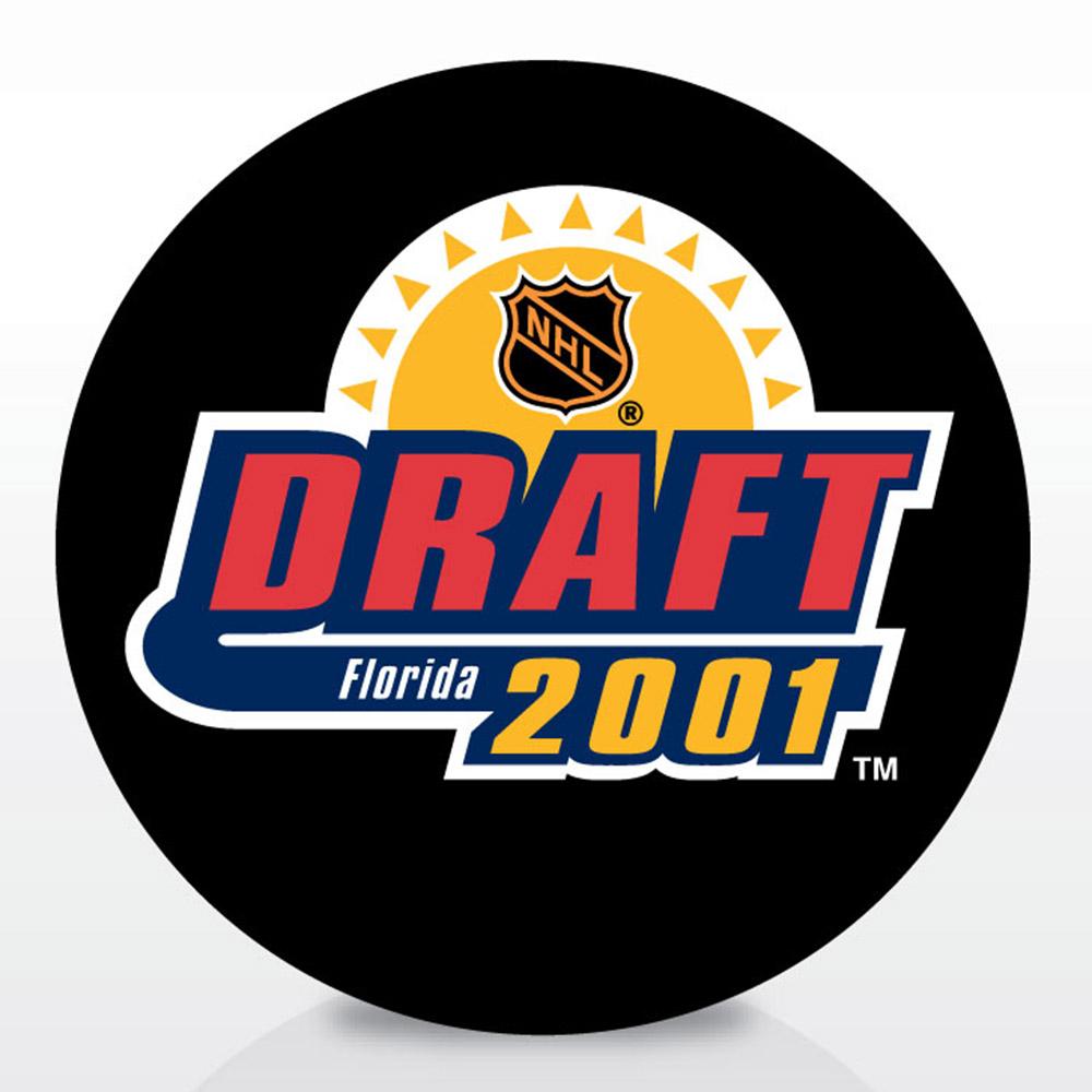 Inglasco 2001 NHL Entry Draft Souvenir Event Hockey Puck product image 1, provided for visual reference and product detail