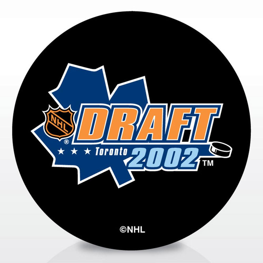 Inglasco 2002 NHL Entry Draft Souvenir Event Hockey Puck product image 1, provided for visual reference and product detail
