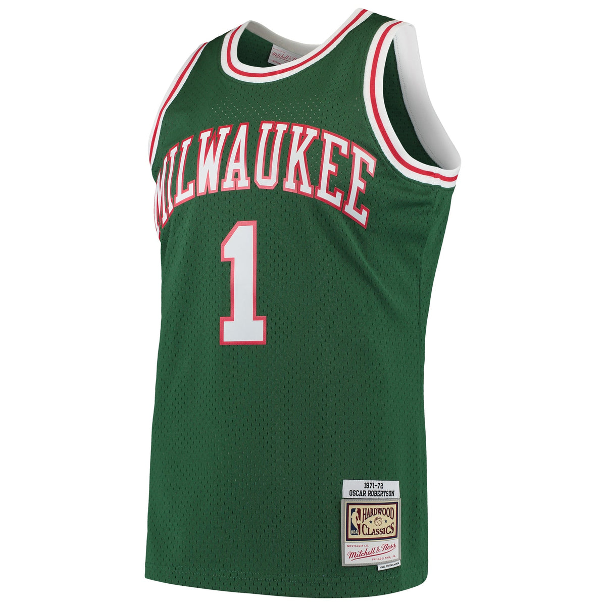 Men's Milwaukee Bucks Oscar Robertson Mitchell & Ness Green product image 3