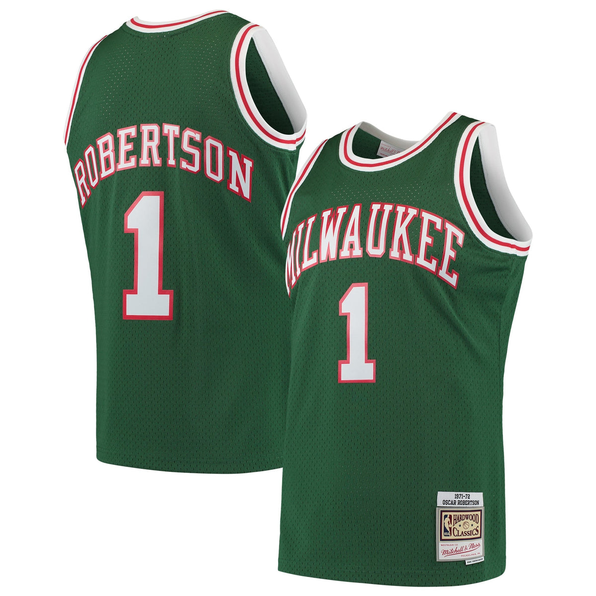 Men's Milwaukee Bucks Oscar Robertson Mitchell & Ness Green product image 1