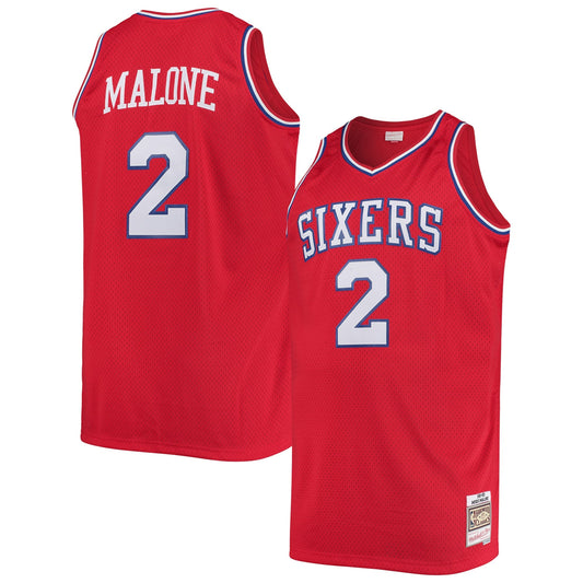 Men's Philadelphia 76ers Moses Malone Mitchell & Ness Red product image 1