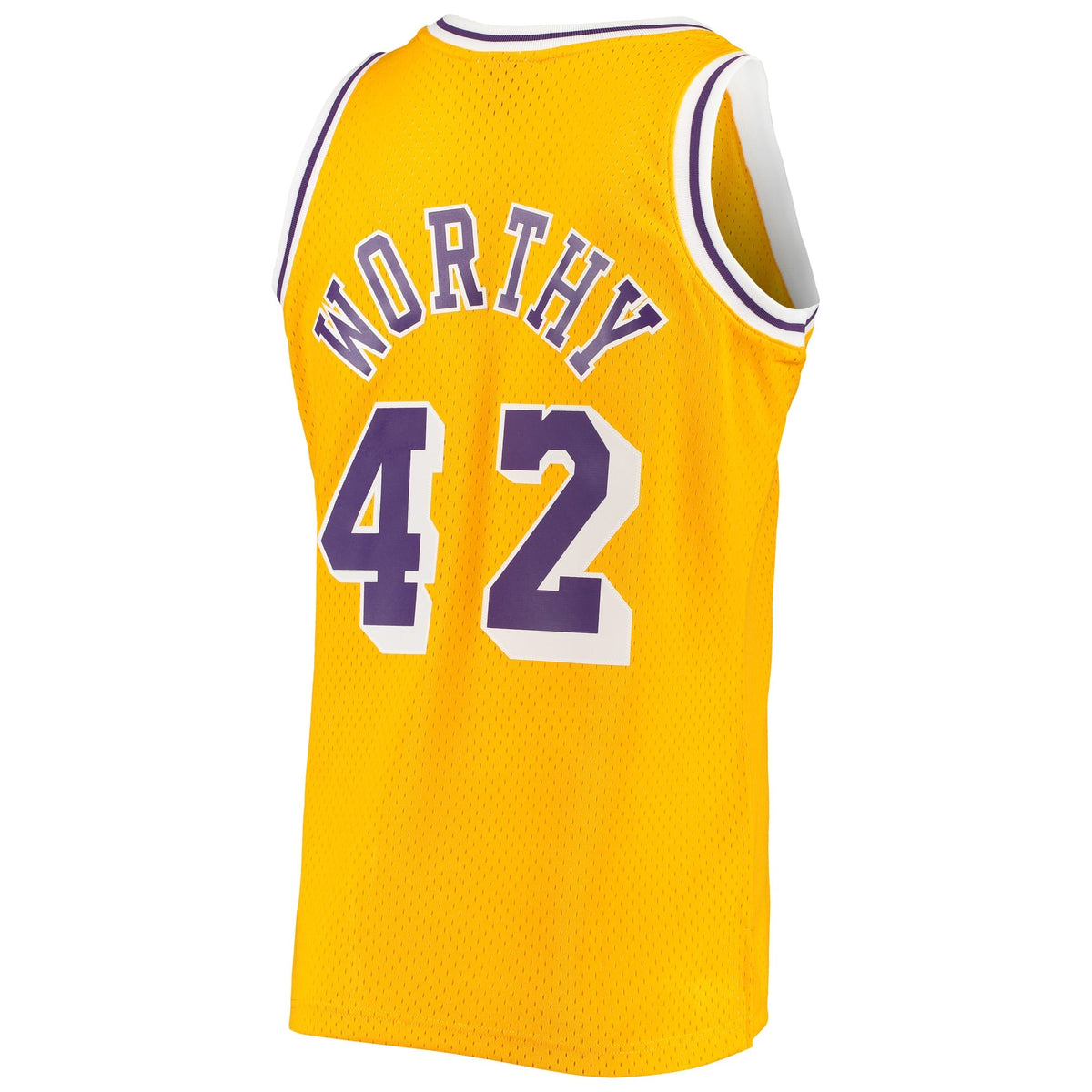 Men's Los Angeles Lakers James Worthy Mitchell & Ness Gold product image 4