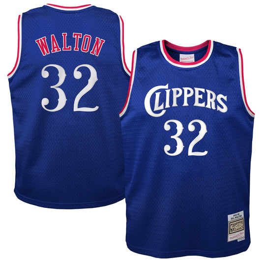 Youth LA Clippers Bill Walton Mitchell & Ness Royal 1984/85 product image 1