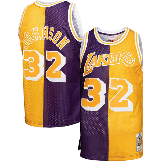 Men's Los Angeles Lakers Mitchell & Ness Purple/Gold Big & product image 1