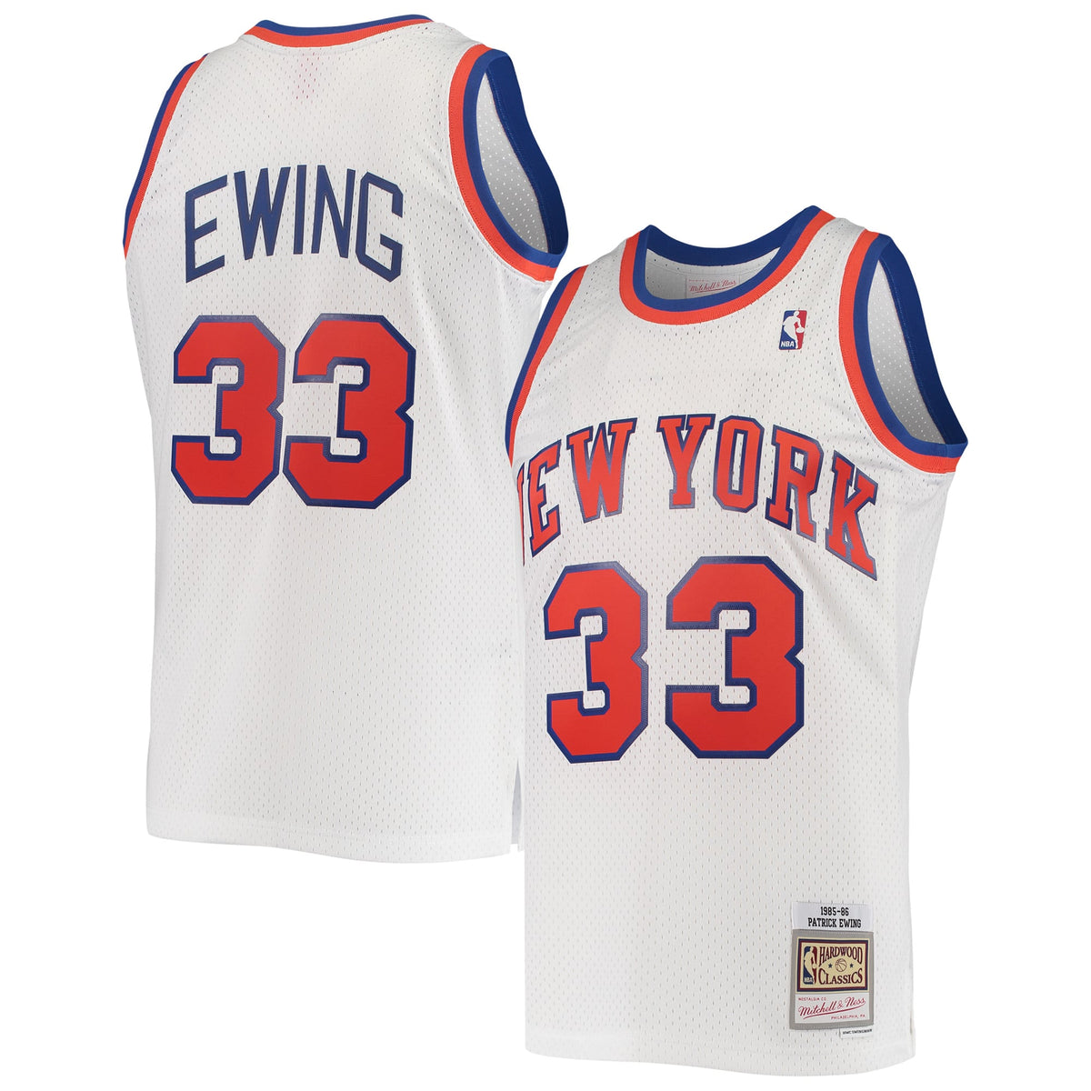 Men's New York Knicks Patrick Ewing Mitchell & Ness White product image 1