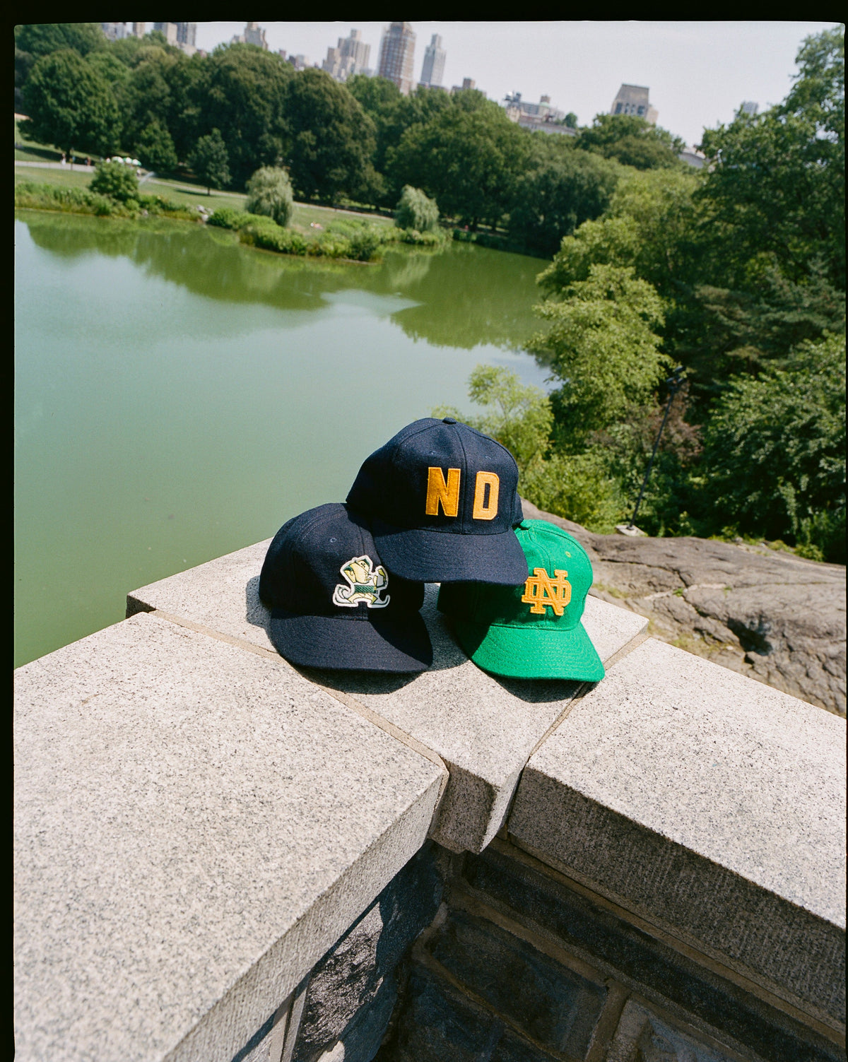 University of Notre Dame "ND" Authentic Wool Ballcap product image 3, provided for visual reference and product detail review