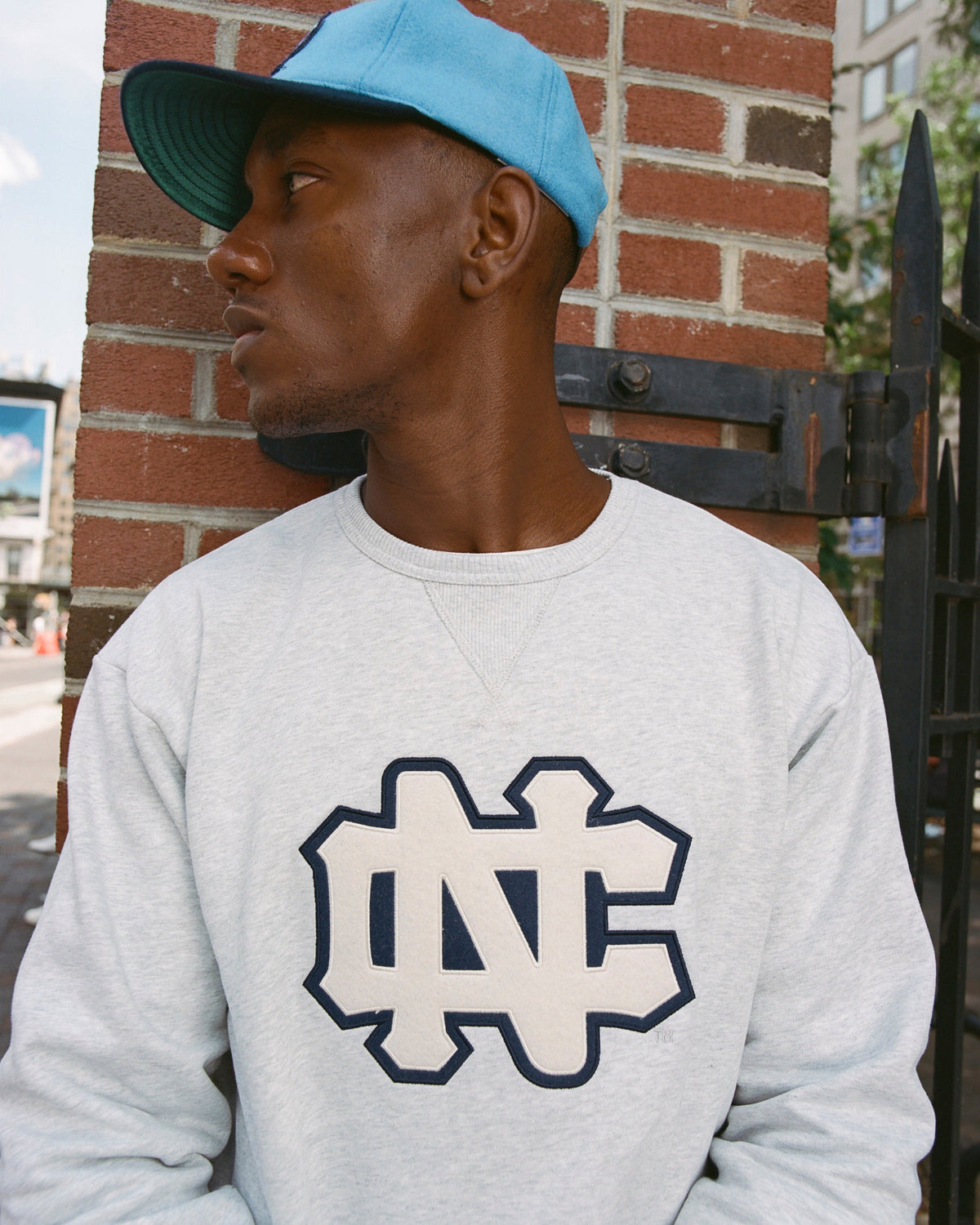 University of North Carolina Heavyweight Cotton Terry Crewneck product image 2, provided for visual reference and product