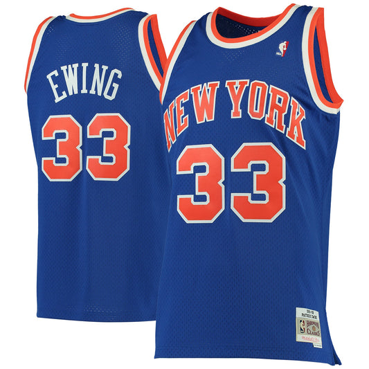 Men's New York Knicks Patrick Ewing Mitchell & Ness Blue product image 1