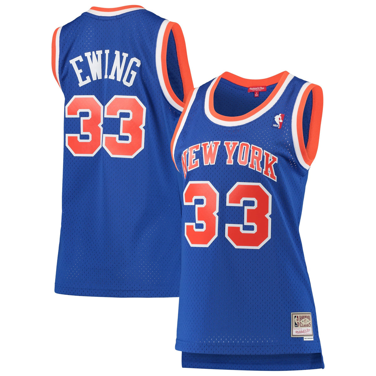 Women's New York Knicks Patrick Ewing Mitchell & Ness Blue product image 1