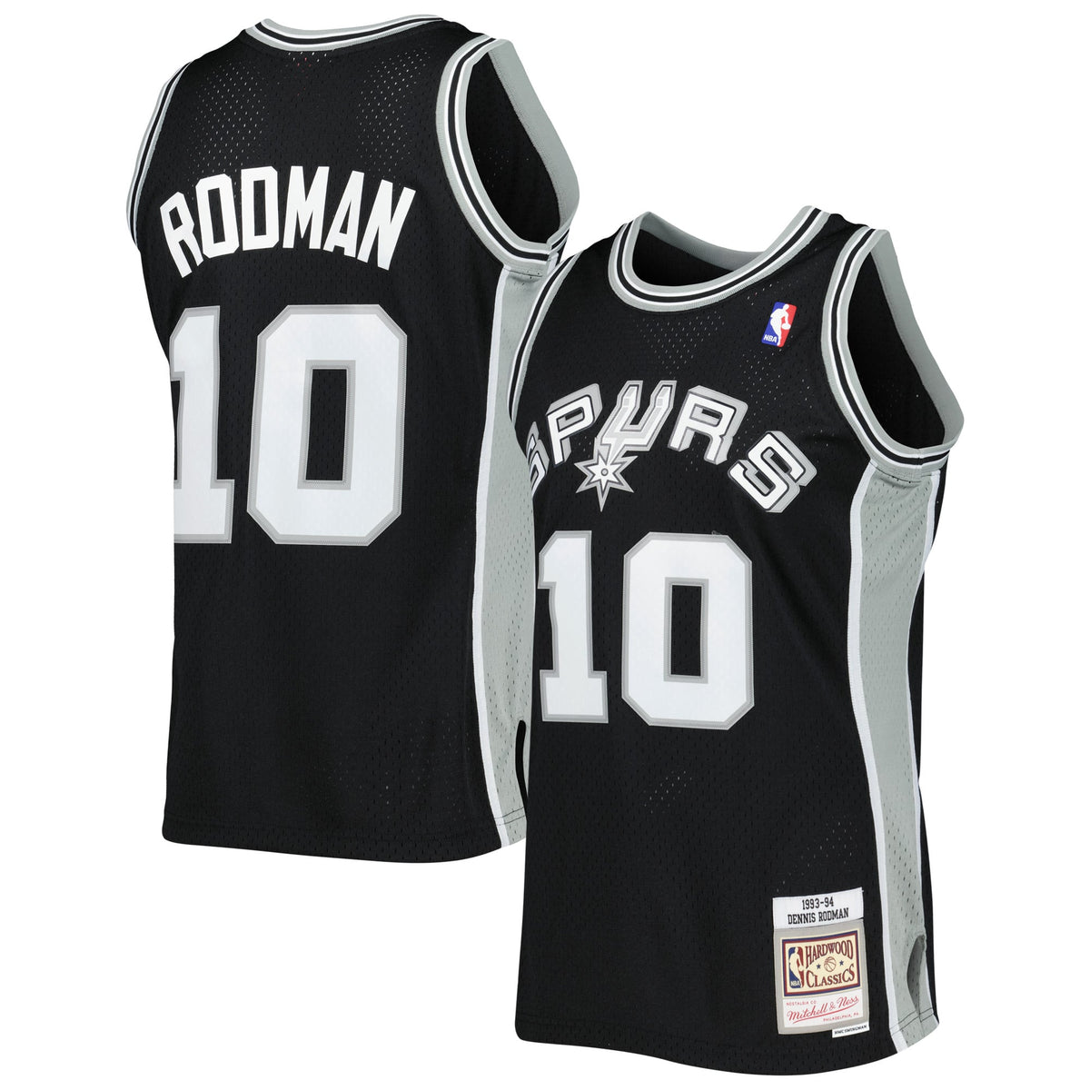 Men's San Antonio Spurs Dennis Rodman Mitchell & Ness Black product image 2