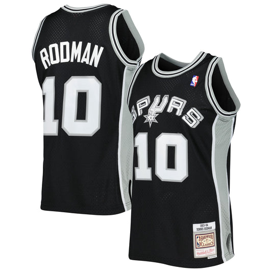Men's San Antonio Spurs Dennis Rodman Mitchell & Ness Black product image 1