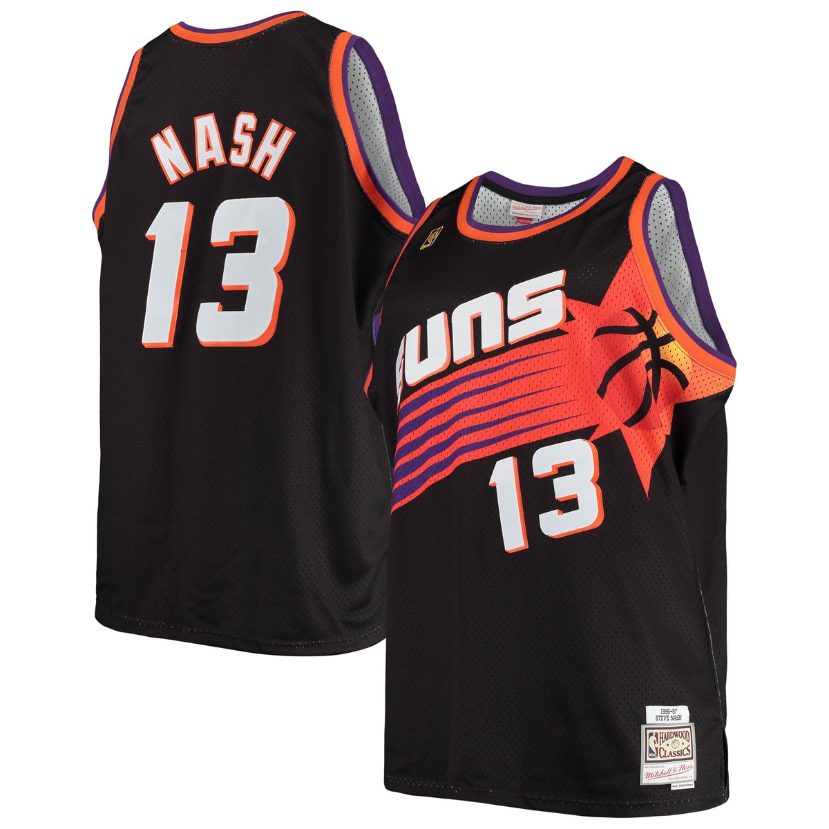 Men's Phoenix Suns Steve Nash Mitchell & Ness Black 1996/97 product image 2
