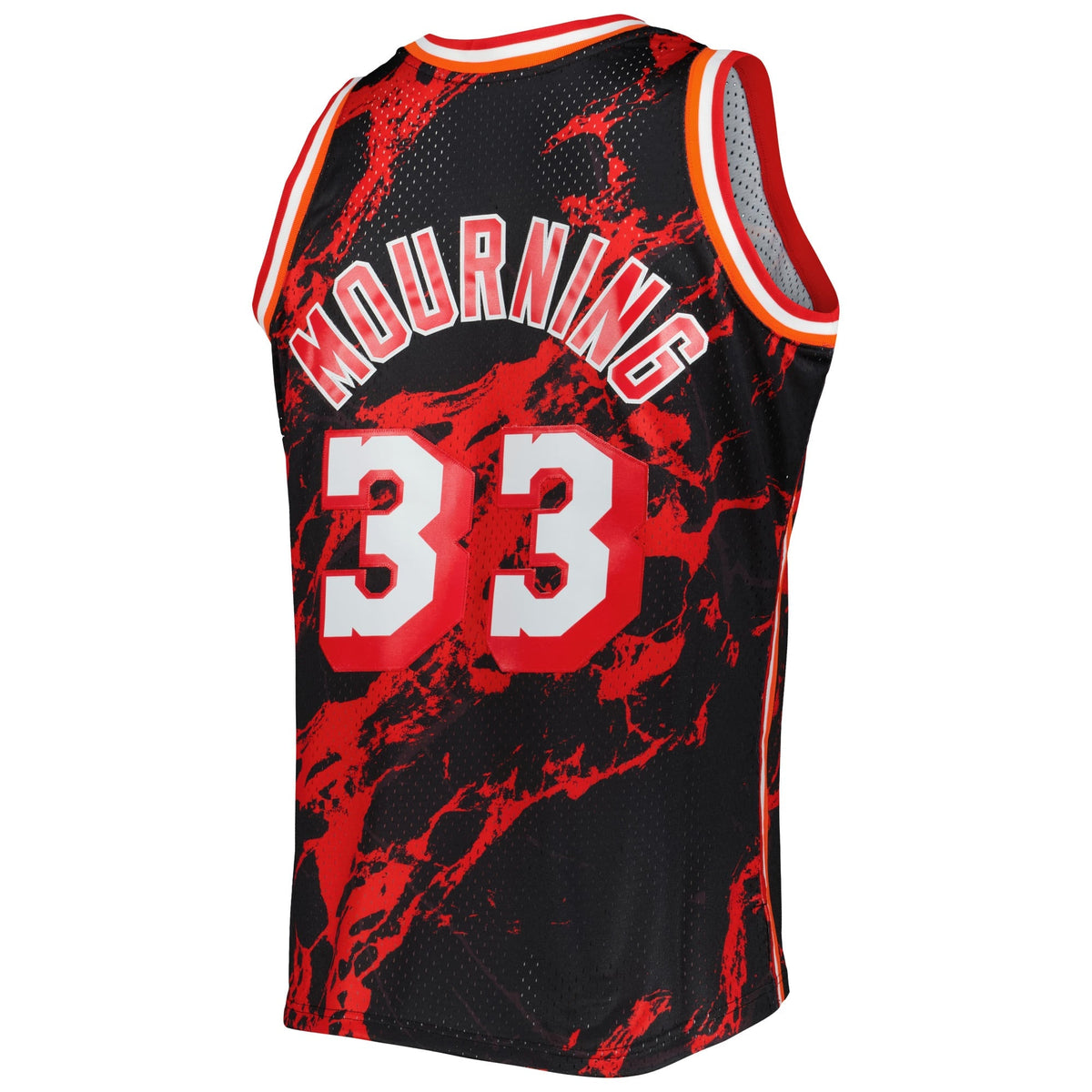 Men's Miami Heat Alonzo Mourning Mitchell & Ness Black product image 4