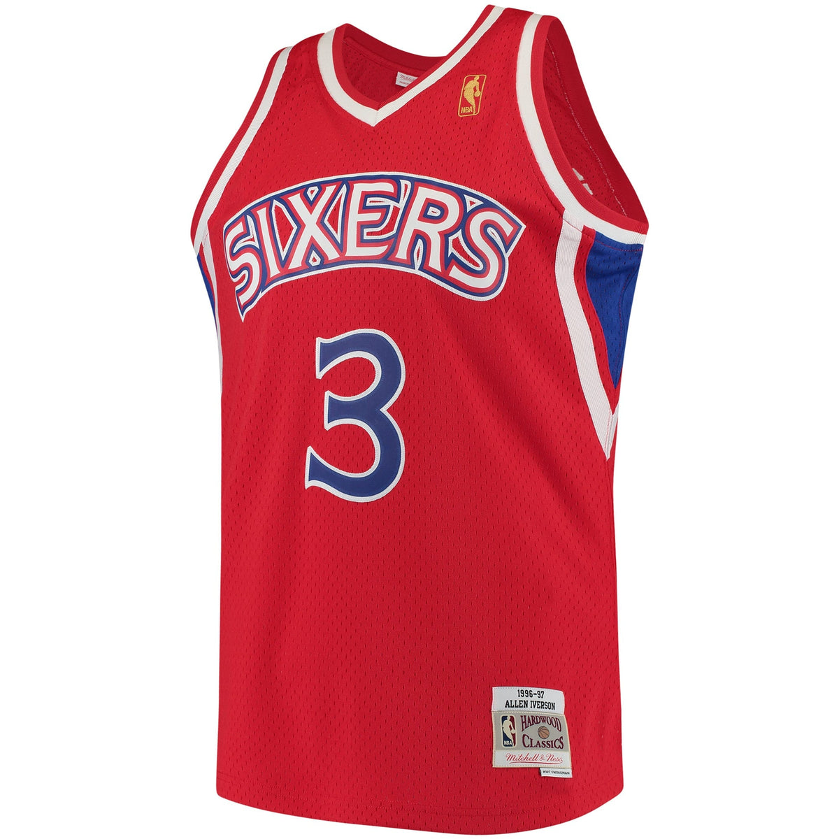 Men's Philadelphia 76ers Allen Iverson Mitchell & Ness Red product image 3