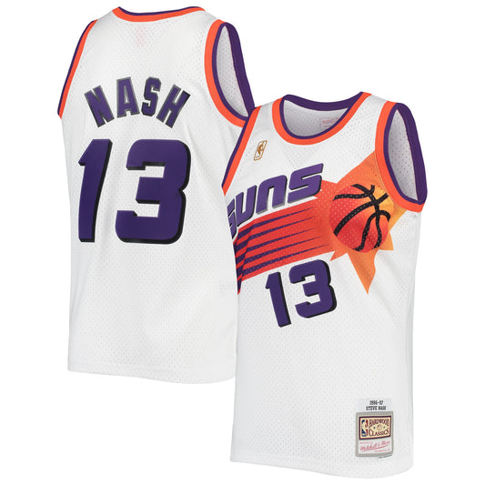 Men's Phoenix Suns Steve Nash Mitchell & Ness White 1996/97 product image 1