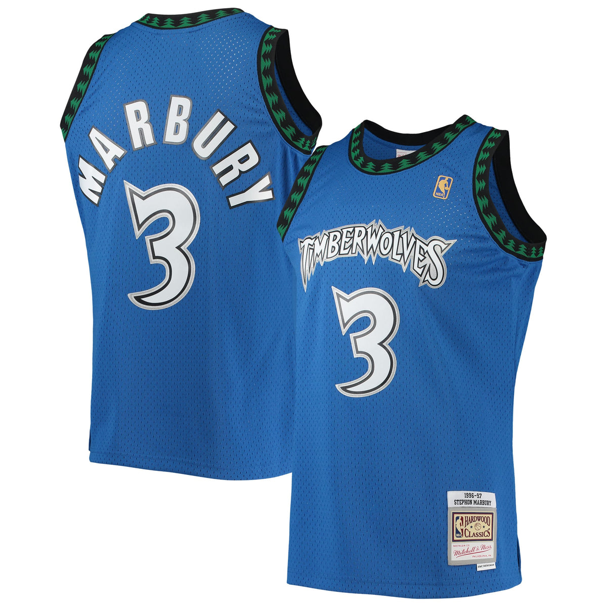 Men's Minnesota Timberwolves Stephon Marbury Mitchell & product image 2