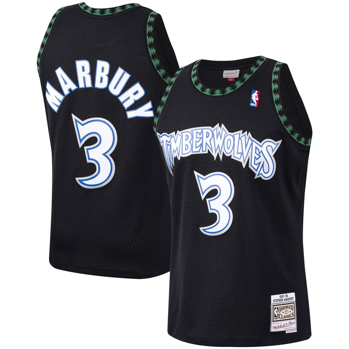 Men's Minnesota Timberwolves Stephon Marbury Mitchell & product image 1
