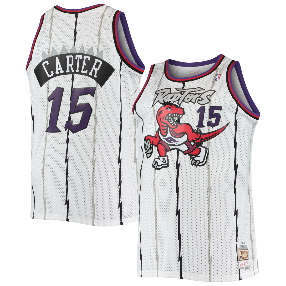 Men's Toronto Raptors Vince Carter Mitchell & Ness White product image 1