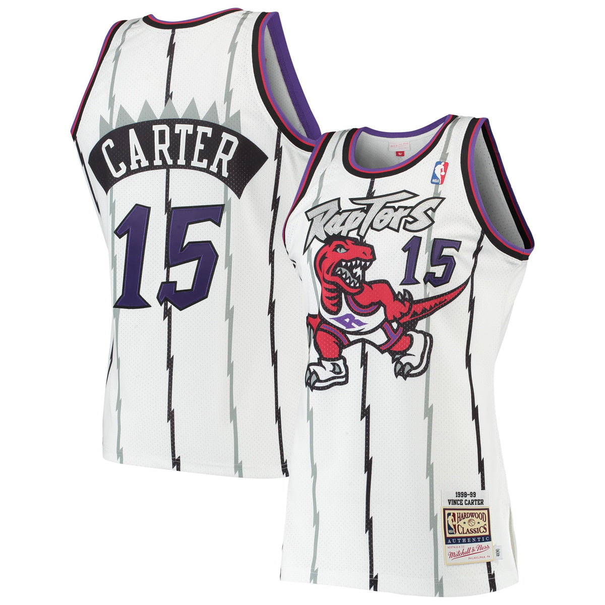 Men's Toronto Raptors Vince Carter Mitchell & Ness White product image 1